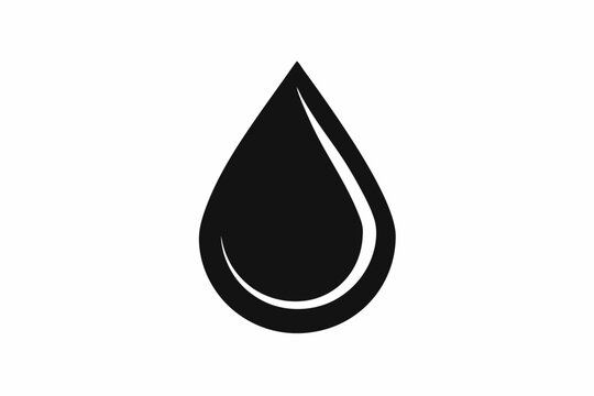 recommend clip art: water drop line art silhouette vector illustration