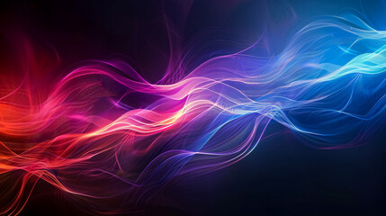 Obraz premium Background Wave Colorful Abstract: Colorful abstract wave background.
