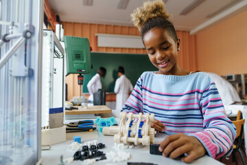 Diverse Youth Engages in 3D Printing Workshop