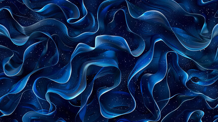 Obraz premium Blue Abstract Seamless Pattern: Seamless blue abstract pattern.