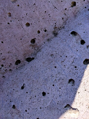Close up of Stone Concrete with Bubble Holes Industrial Background