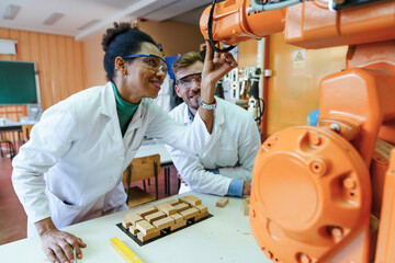 Diverse Engineering Team Enhances Robot in Classroom