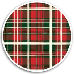 Playful penguin sticker with earmuffs and scarf