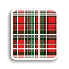 Holiday candle with snowflake designs