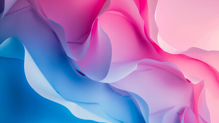 Fototapeta premium Blue Pink Gradient Abstract Background with Copy Space Text Image: Gradient background in blue and pink with space for text.