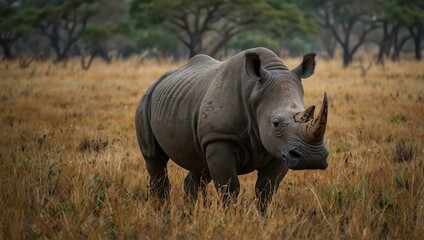 Obraz premium Rhino in the wild.