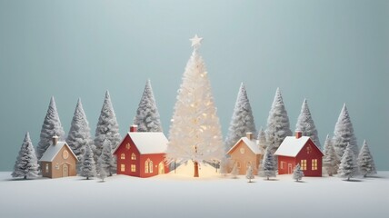 Fototapeta premium church in winter