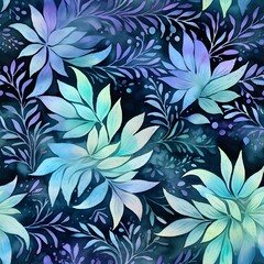 Seamless batik pattern