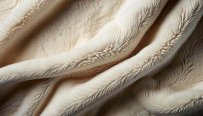 Obraz premium soft creamy textured material with lush wool look