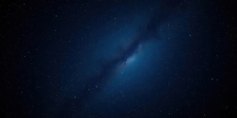 Obraz premium Night sky filled with sparkling stars against a dark black background, galaxy, space