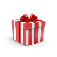 Obraz premium gift box isolated on white