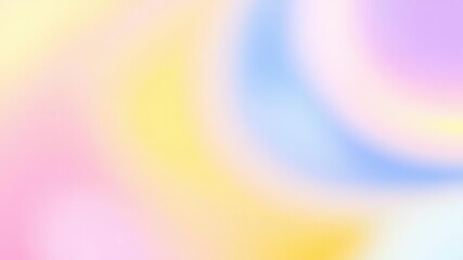 Obraz premium Fuzzy pastel gradient background in pink, blue, and yellow hues, pastel, soft