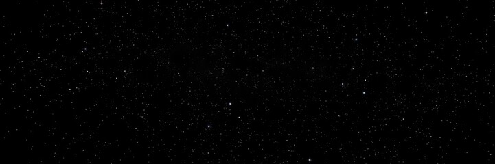 Obraz premium Starry night sky with twinkling stars against a black backdrop, tranquil, bright