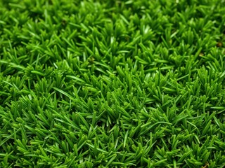Vibrant green artificial grass background with realistic texture and patterns, imitation, pattern, landscape