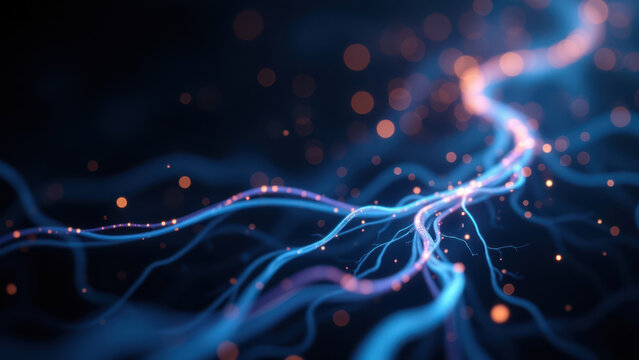 Vagus Nerve Stimulation with Blue Electrodes