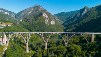 Djurdjevica Tara arch bridge, Montenegro