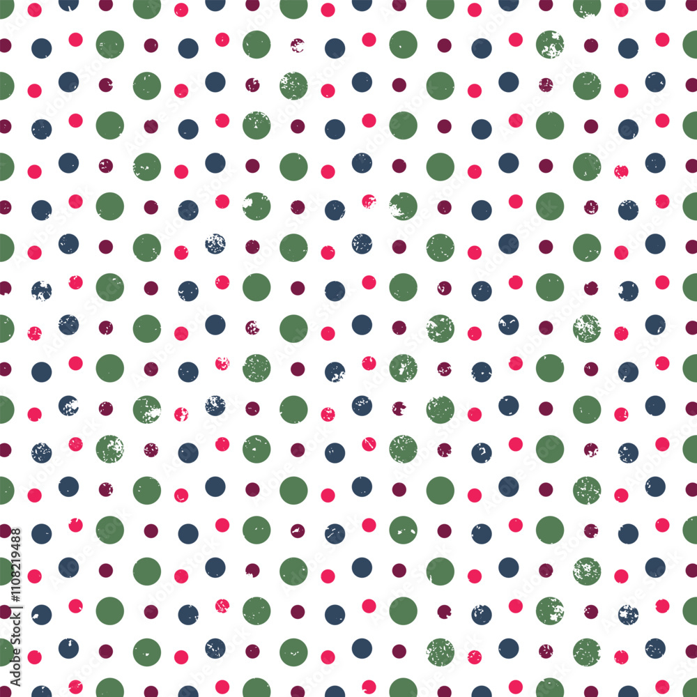 Poster seamless pattern texture circle background vector design.