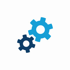 configuration gears icon sign vector