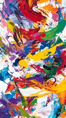 Expressionist portrait with bold brush strokes, emotional color palette, dynamic movement capturing inner psychology