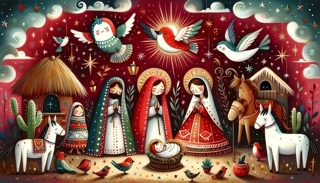 Pesebre Historia de Amor y Luz