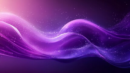 Mystical Purple Wave Background
