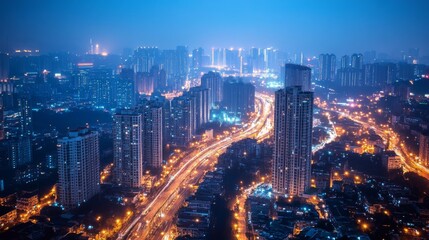 Obraz premium Cityscape Night View