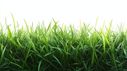 Obraz premium Lush Green Grass Blades Background