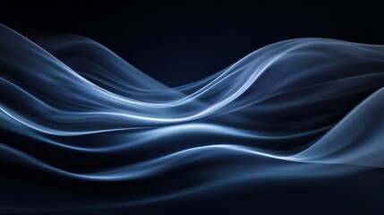 Fototapeta premium Abstract Light Waves in Motion