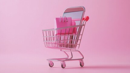 Smartphone Shopping Concept