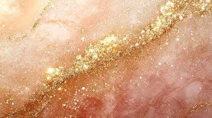 Obraz premium Elegant Rose Gold Marble Texture