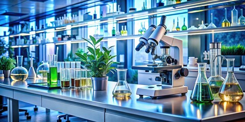 Biotechnology Lab: High-Resolution Images of Advanced Research Equipment & Instruments