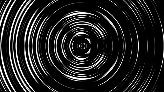 Black & White Rotating Lines Animated Background (Customizable)