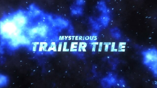Mysterious Blockbuster Movie Explosion Trailer Title Intro