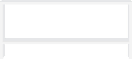 Obraz premium Horizontal Furniture Shelf