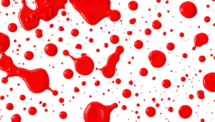 blood splatter transparent background "Dynamic Red Splatter: Abstract Liquid Art with Dripping Paint and Fluid Motion"