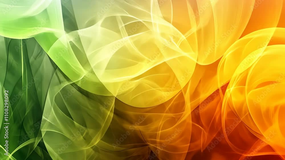 Poster colorful abstract waves blend seamlessly to create a vibrant digital background for creativity and i