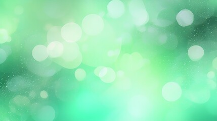Obraz premium Abstract Green Background With Light Bokeh And Glitter