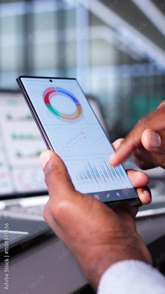 Poster business data analytics dashboard