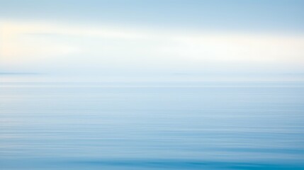 Obraz premium Serene Calm Water Sky Horizon Scene