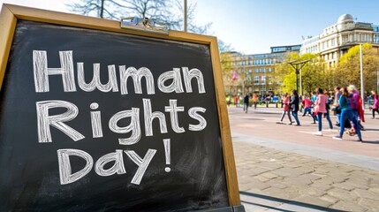 Celebrate Human Rights Day with a vibrant community gathering in the park.