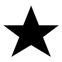 Obraz premium simple vector illustration of a star with sharp edges and a modern look