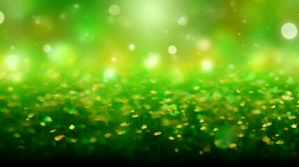 Obraz premium Delicate Yellow Flowers in a Lush Green Meadow