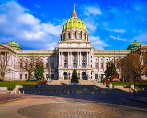 Pennsylvania State Capitol Building in Harrisburg, United States