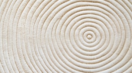 A white circle with a white background