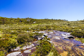 Schlink Pass Landscape in Kosciuszko National Park in Australia