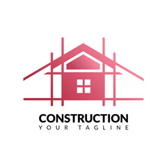 Fototapeta premium Building construction logo
