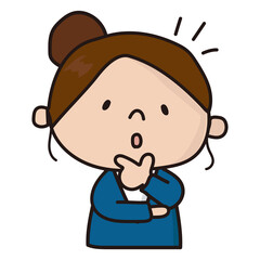 顎に手をあてておっとひらめくお局さん