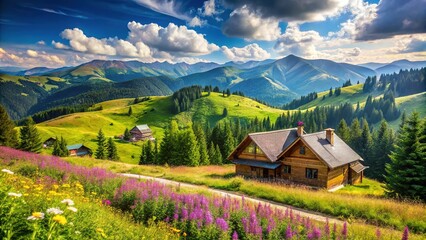 Summer Carpathian Ski Resort, Romania - Scenic View