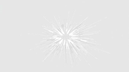 Obraz premium A minimalist white background with a dramatic grey explosion in the center, wallpaper, contemporary, burst