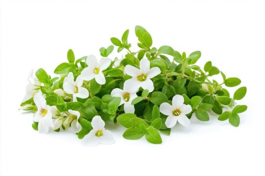 Bacopa monnieri: a flowering ayurvedic herb known as brahmi, employed in classic treatments to boost mental skills and improve cognitive function